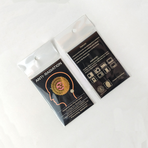 Autocollant de protection <span class=keywords><strong>quantique</strong></span> Ecamaz 24K Or Mandala pour téléphone portable, anti-rayonnement EMF pour appareils électroniques disponible - Product Image 3