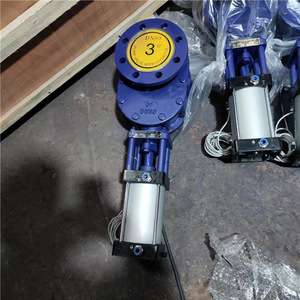 Vanne à double glissière en céramique pneumatique Z644TC-16, type Jacquard, résistante à l'usure, vanne à double glissière de décharge - Product Image 4