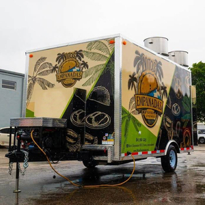 Remorque alimentaire avec friteuse Remorque alimentaire étanche et anti-corrosion avec porche à vendre - Product Image 6