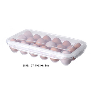 <span class=keywords><strong>2</strong></span> gói rõ ràng nhựa bao phủ trứng chủ nhựa chia trứng khay tàu sân bay với nắp trứng lưu trữ container - Product Image 4