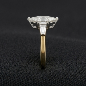 Premium 14k Yellow Gold Diamond Wedding <b>Ring</b> <b>For</b> Women And <b>Men</b> Minimal Design With Timeless Style And Brilliant Diamond Accent - Product Image 4