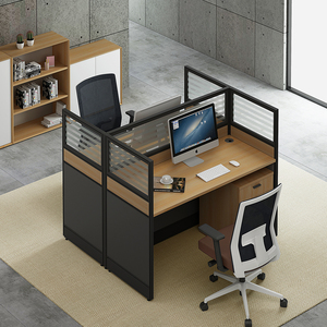 Tiết kiệm không gian 2 người văn phòng phân vùng bảng Tủ | Modular nội thất văn phòng máy trạm - Product Image 3