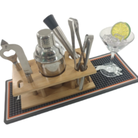 Tapis de bar en caoutchouc gaufré 3D de haute qualité, tapis de bar en silicone souple antidérapant et isolant, tapis de bar personnalisé avec logo pour promotion de marque