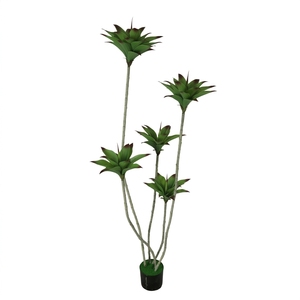 Decoración para Eventos al por Mayor, Árbol de <span class=keywords><strong>Agave</strong></span> Artificial Tropical en Maceta, Plantas de Interior para Decoración de Oficinas y Otras Decoraciones para Bodas - Product Image 6
