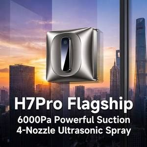 Nuovo Robot Lavavetri Intelligente 2026 da 6000Pa con 4 Spruzzatori, Pulitore Automatico per Vetri con Serbatoio Acqua da 100ml e Protezione UPS <span class=keywords><strong>di</strong></span> 30 Minuti - Product Image 2