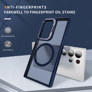 Fundas Magnéticas para <span class=keywords><strong>Celular</strong></span> con Carga Inalámbrica <span class=keywords><strong>de</strong></span> <span class=keywords><strong>Alta</strong></span> Calidad al por Mayor para <span class=keywords><strong>Samsung</strong></span> S24 Plus S25 Ultra con Soporte Metálico - Product Image 3