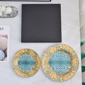 Luxury European Style Dinner and <b>Dessert</b> Plates for Home and Hotel Use - Product Image 2