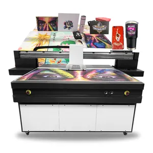 Jucolor Industrial Large Format A0 1610 UV Printing Machine with 3D Embossed Effect Varnish Glossy Effect UV Flatbed Printer