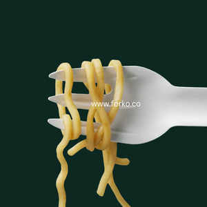 Tenedor de Papel Desechable, Compostable, Biodegradable, Ecológico, Seguro para Alimentos, Resistente, para Restaurante, Buffet, Catering, Bodas - Product Image 2