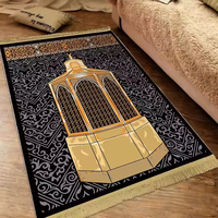 Bestseller Dicker Gebetsteppich 3D-Druck Teppiche Islamischer Gebetsteppich Waschbar Rutschfest Maschinell Hergestellt für Auto & Heimgebrauch