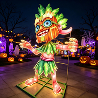 Festival Budaya Si Hai Mayan Lentera Bercahaya - Harga Pabrik Kain Sutra Tahan Air & LED Ramah Lansia untuk Penggunaan Luar Ruangan