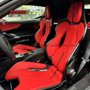 Sièges de course universels pour Ferrari SF90 458 488 812 F8 296GTB Sièges baquets en fibre de carbone sèche Accessoires intérieurs Décoration - Product Image 3