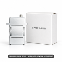 Moteur servo à couple élevé XQ-POWER XQ-S9350D 390 kg, sans balais, étanche, engrenage en acier inoxydable, prise 30 V, pour bras robotique, vente en gros OEM