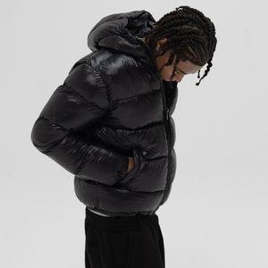 Blouson matelassé <span class=keywords><strong>extra</strong></span> épais zippé, coupe oversize ample, couleur unie, coupe courte, coupe-vent et imperméable - Product Image 6