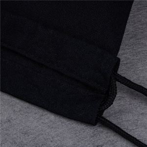 Eco Friendly Custom Logo Cloth <b>Large</b> Muslin Canvas Black Cotton <b>Drawstring</b> Pouch Garment Cap Packaging Dust <b>Bag</b> - Product Image 4