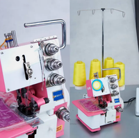 JUKKY FN2-4D Mini Machine à coudre domestique à 4 fils Nouveau pour usage domestique Pièces techniques Ventes Maquina De Coser