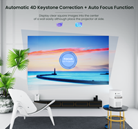 Proyector Portátil LED 4k con Bluetooth, Wifi, 1080p, 24g, 5g Inalámbrico, 1920x1080 de Alta Resolución, Precio Económico para Cine en Casa