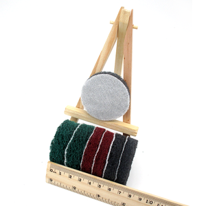 Tampons de nettoyage en nylon à boucles et crochets ronds de 1 pouce (25 mm), mini tampons abrasifs industriels <span class=keywords><strong>pour</strong></span> l'élimination de la peinture, de la rouille et le débavurage - Product Image 5