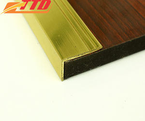 Carreau métallique en forme de L garniture de carreaux en laiton forme contemporaine standard garniture de carreaux de bord coin intérieur décoratif bande métallique en laiton - Product Image 4