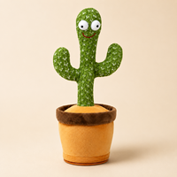 Jouet cactus dansant viral, jouet en peluche chantant, parlant et se contordonnant, jouet amusant pour enfants, ornement de décoration pour la maison