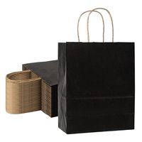 Sac en papier kraft artisanal brun personnalisé avec impression Sac en papier kraft à emporter pour aliments avec votre propre logo Sac en papier kraft