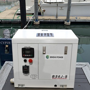 Binshiパワー超サイレントディーゼル発電機6kw 8kw <span class=keywords><strong>12KW</strong></span> 15KW 30KW海水冷却海洋Gensetボート用 - Product Image 1