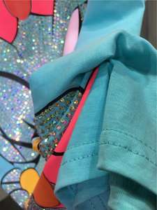 T-Shirt Estiva da <span class=keywords><strong>Donna</strong></span> Taglie Forti Super Plus con Simpatico Design di <span class=keywords><strong>Minnie</strong></span>, Modello Ampio a Manica Corta di Media Lunghezza, Lavorazione a Maglia Pregiata ed Eco-Sostenibile - Product Image 3