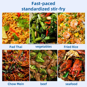 Auto Roerbakmachine Draai Wok Friteuse Automaat Draai Restaurant Keuken Roterende Wokmachine - Product Image 3