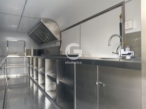 Remorque alimentaire mobile commerciale, camion-restaurant entièrement équipé, café de rue, bar, chariot à hot-dogs et <span class=keywords><strong>tacos</strong></span> - Product Image 3