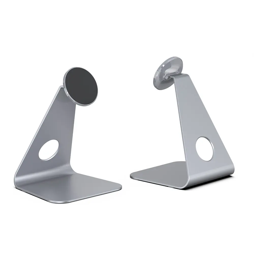 Universal Aluminum Alloy Mobile Phone Table Stand for iPad Tablet Holder Stand with Magnetic Memo Pad Holder