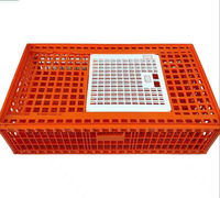 Nouvelle cage de transport ventilée en PP robuste pour poulets, avec verrouillage sécurisé, longue durée de vie, garantie de 6 mois pour volailles vivantes
