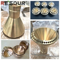 Pièce de réfrigération RESOUR, évaporateur en laiton, refroidisseur, entrée 16 mm, sortie 6,35 mm, distributeur de liquide réfrigérant 3/4/5/6 voies LD