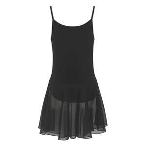 Abito da ballo senza schienale con cinturini, body da <span class=keywords><strong>ballerina</strong></span> rosa con gonna, <span class=keywords><strong>tutù</strong></span> da danza, costume da palcoscenico per ragazze - Product Image 6