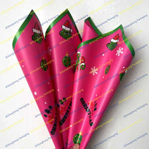 New Giáng Sinh Grimm Bông Tuyết Hoa Giấy Gói Không Thấm Nước Hàn Quốc Thiết Kế Giấy Khách Hàng Tùy Chỉnh Hoa Giấy Đóng Gói - Product Image 3