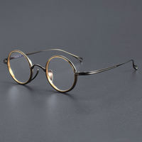Monturas de Gafas sin Aro de Diseño Japonés, Montura Interior Ultraligera, Gafas de Lujo con Protección Contra Luz Azul para Lectura en la Oficina