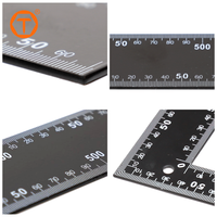 Règle d'angle en métal pour maçon, tailleur, charpentier, mécanicien, OEM, pour la mesure