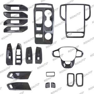 แผ่นตกแต่ง<span class=keywords><strong>ภายใน</strong></span>รถยนต์ลายคาร์บอนไฟเบอร์ สำหรับรถฟอร์ด เรนเจอร์ ไวลด์แทรค รุ่นใหม่ ปี 2023 2024 อัพเกรด - Product Image 1