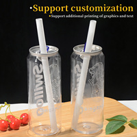 Gobelets en plastique PET transparent personnalisés de 21 oz (635 ml) pour les smoothies aux fruits, vente en gros, grands contenants à emporter pour boissons avec couvercle à ouverture facile