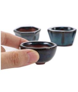 Sample wholesale Naturix Flowerpot Small Ceramic Flower Pot Mini Chinese bonsai pot