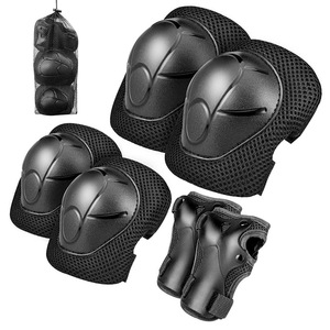 6PC רולר החלקה על הקסדה אביזר בטיחות המרפק רפידות מגן כף היד עבור סקייטבורד רכיבה על אופניים - Product Image 3