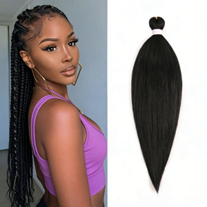 Extensiones de Cabello Sintético de Alta Calidad de 90g, Trenzas Preestiradas Fáciles de Instalar, Trenzas <span class=keywords><strong>Jumbo</strong></span> de Crochet - Product Image 1