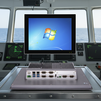 Panel PC Industrial Táctil Sin Ventilador de 7-27 Pulgadas, Integrado Todo en Uno para Automatización de Barcos