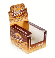 Boîtes de présentation personnalisées imprimées, recyclables, pour comptoir, parfums, bonbons, chocolats, avec insert en carton mat, prêtes à l'emploi