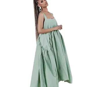 Летнее простое Стильное женское длинное платье без рукавов с глубоким вырезом для беременных