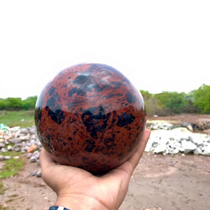 MIEN AGATE Bulk Premium Quality Polished Mahogany Obsidian <b>Crystal</b> Sphere Gemstone Healing Meditation Reiki Love Halloween - Product Image 1