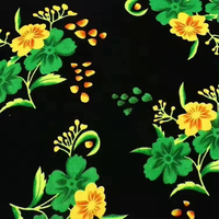Tissu en velours tissé imprimé super doux de poids moyen en polyester pour ameublement et vêtements - 5000