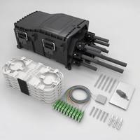 Scatola di Distribuzione per Giunzione Fibra Ottica IP68 da Esterno, 8 Porte, 96 Fibre, con Micro Splitter PLC