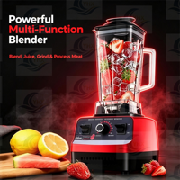 Mixeur-broyeur 2-en-1 avec deux tasses, multifonctionnel, robuste, pour smoothies et glace, appareil de cuisine domestique