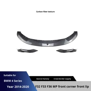 Applicabile a <span class=keywords><strong>Serie</strong></span> <span class=keywords><strong>4</strong></span> F32 F33 M-Tech 2014-20 Convertibile Coupé Spoiler Anteriore Modifica Angoli Paraurti Modello 393 OLIVER - Product Image 6
