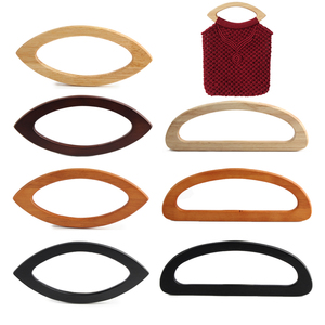 Macrame Ví gỗ xử lý túi chuỗi tự làm túi xách phụ kiện bằng gỗ xử lý loại D Vòng Crochet Túi gỗ xử lý - Product Image 2